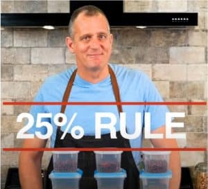 25 percent fridge rule video