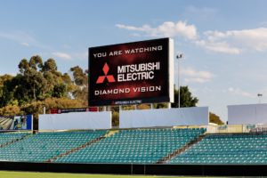 MEAUST installed Diamond Vision LED screen at Parramatta Stadium