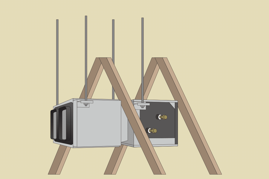 two-piece ducted air conditioner