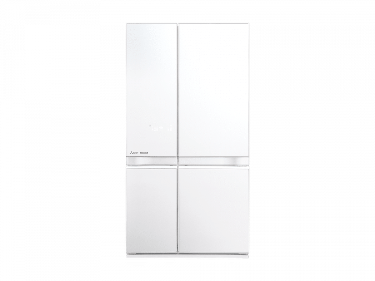 White French door refrigerator