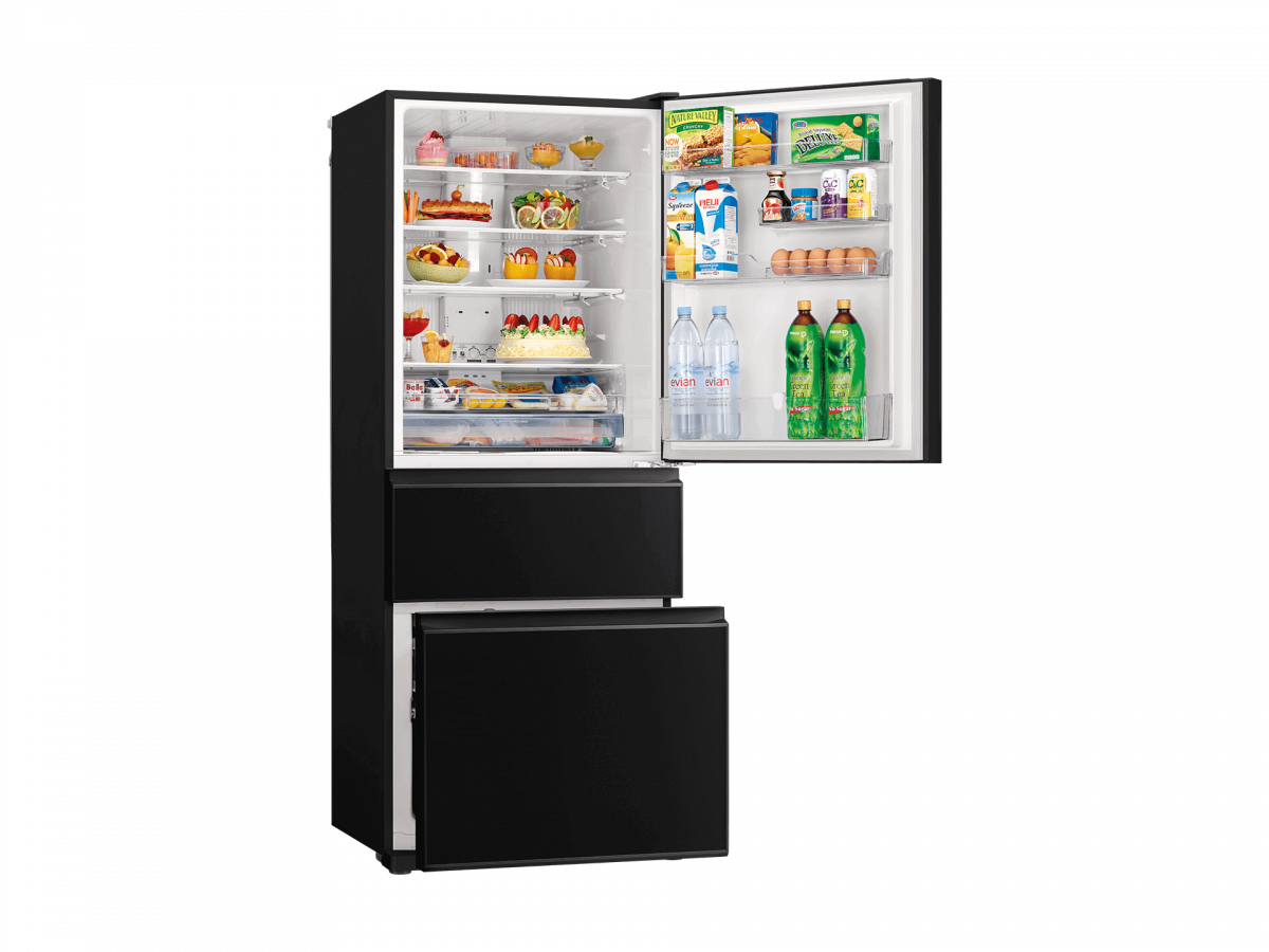 black-bottom-mount-refrigerator