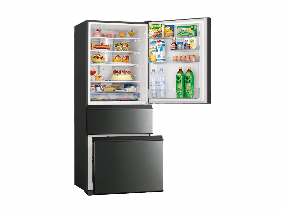 black-bottom-mount-fridge