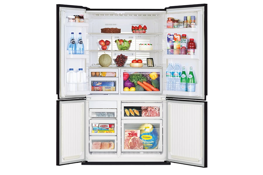 580L L4 Glass Mini French Door fridge the great entertainers fridge