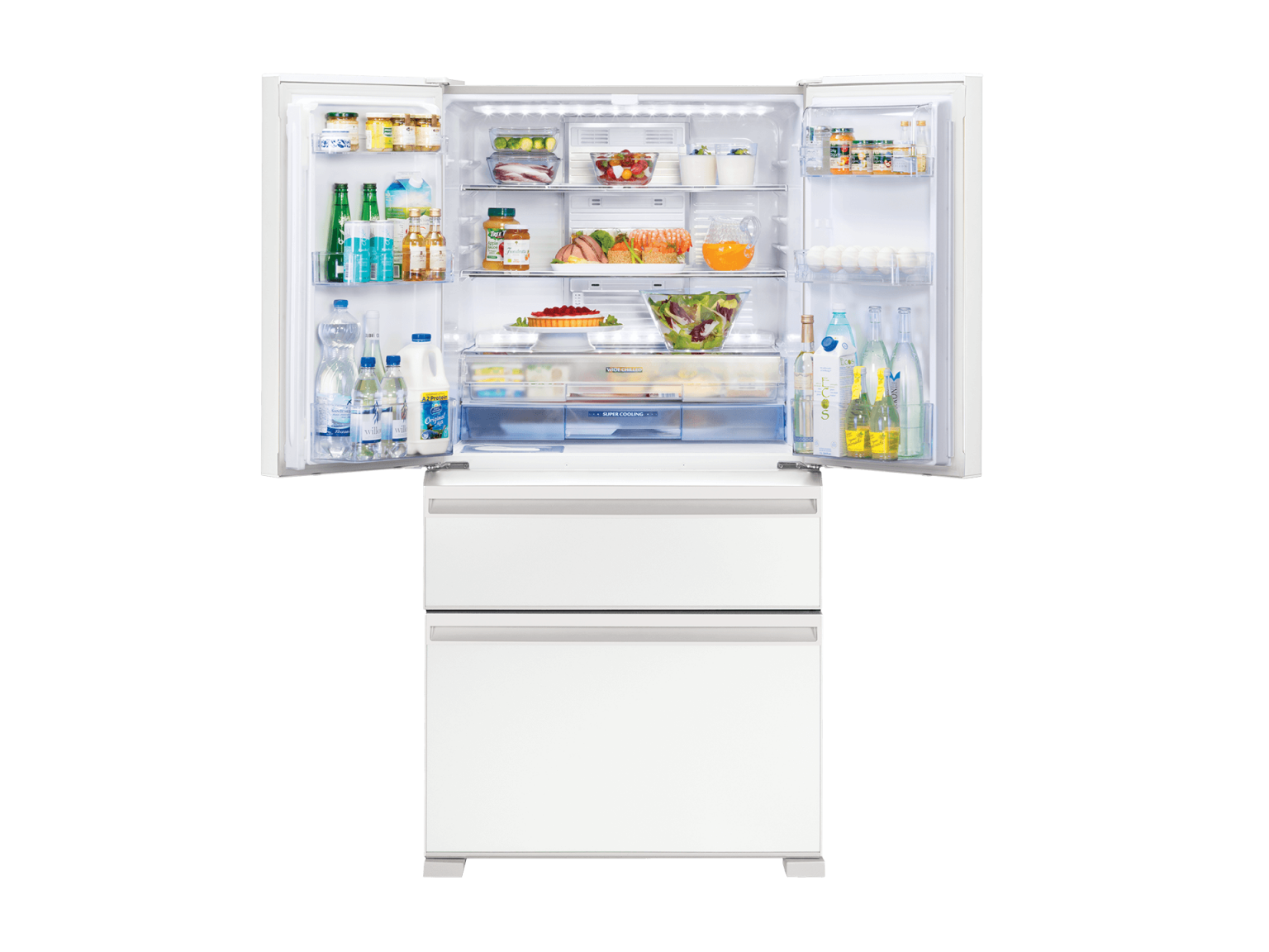Mitsubishi French Door Fridge With Ice Maker at Leigh Elliott blog
