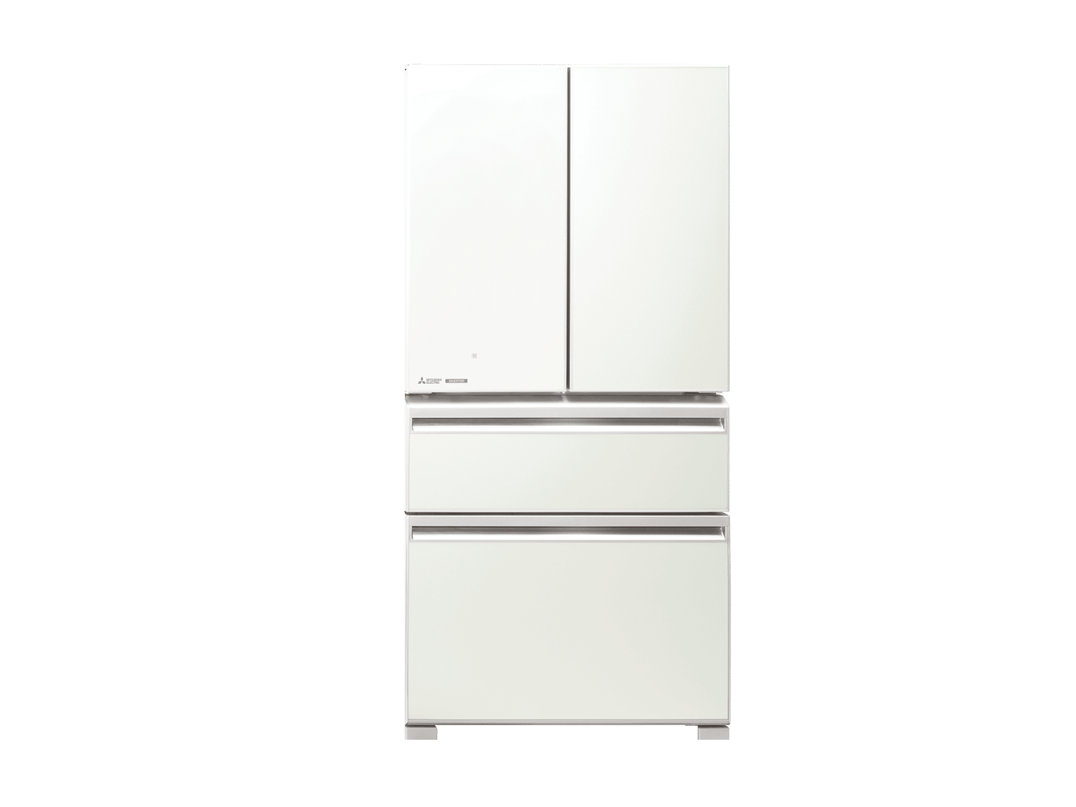 564L French Door Fridge Glacier White Mitsubishi Electric