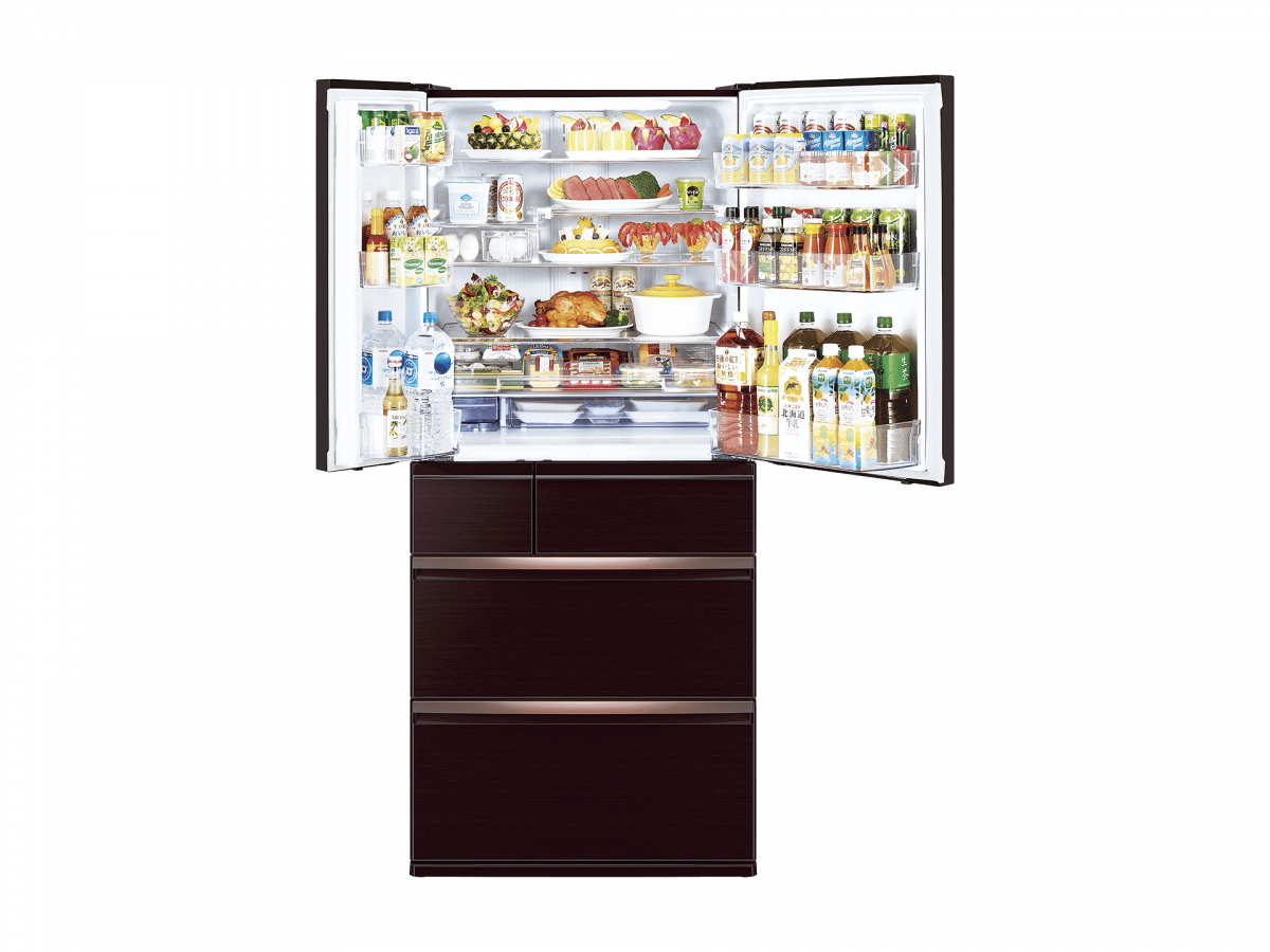 700L Multi Drawer Fridge - Dark Mahogany