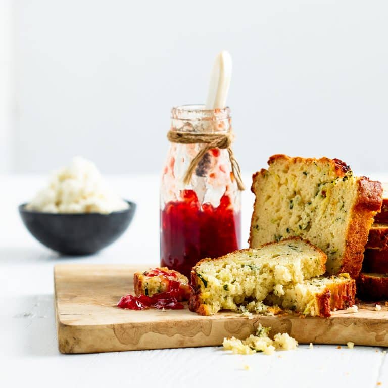 ZUCCHINI, KEFIR AND TAHINI BREAD