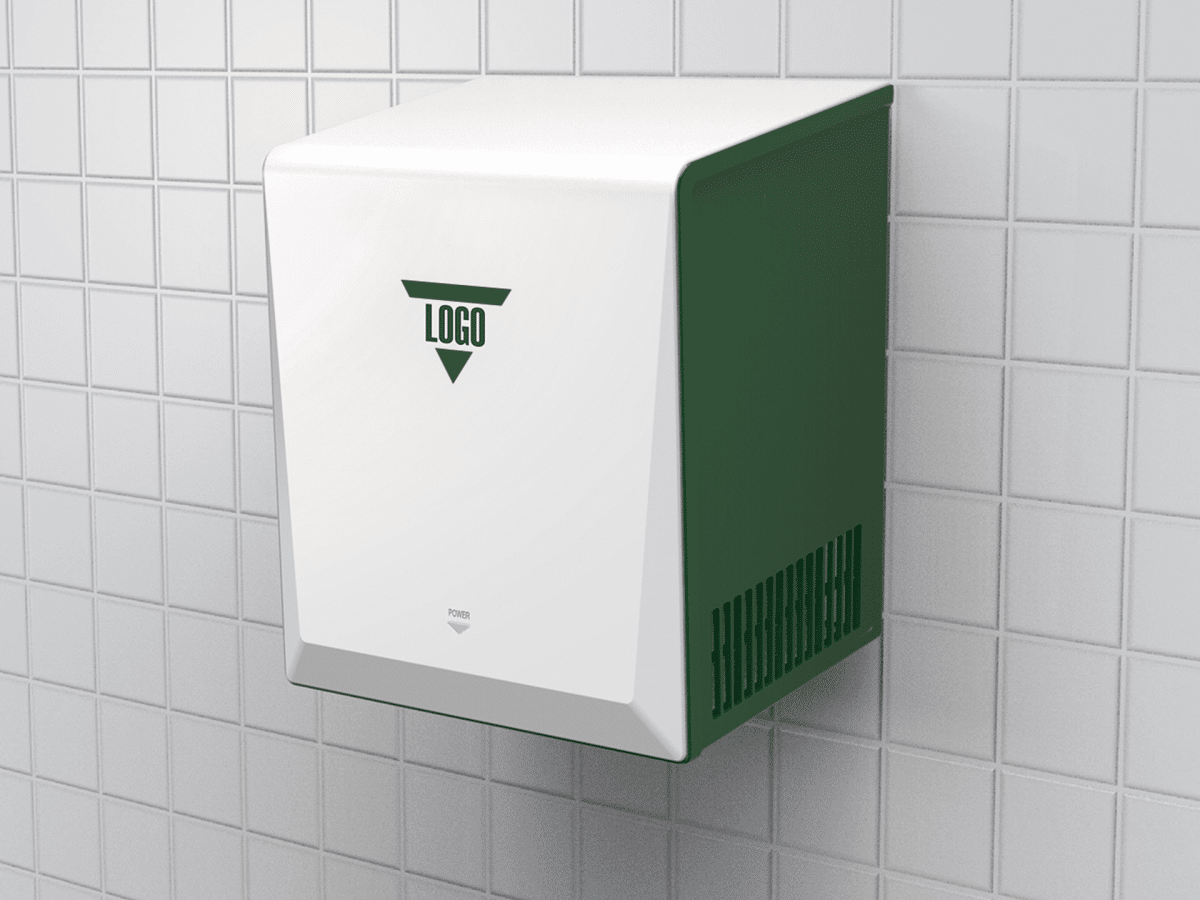 Jet Towel Smart hand dryer in custom colours and branding for your business