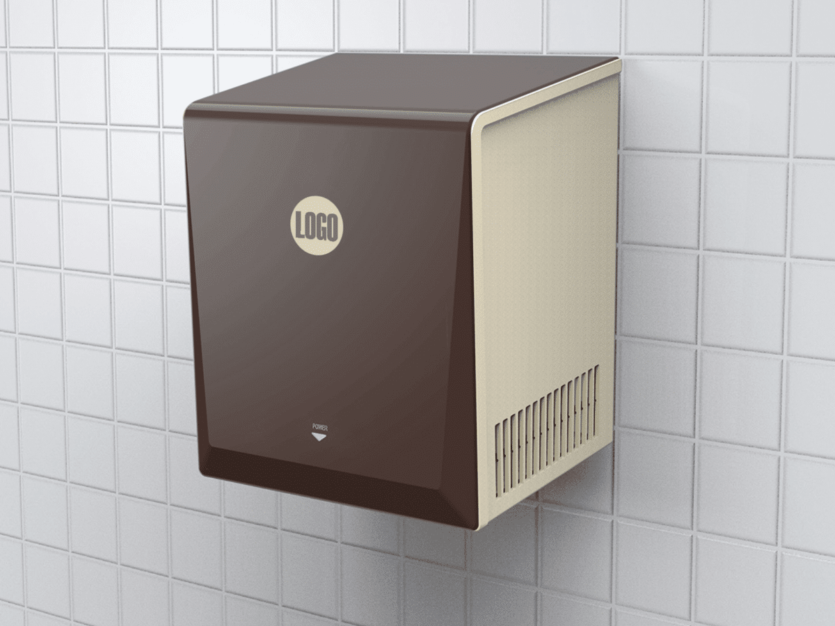 Jet Towel Smart hand dryer in custom colours and branding for your business