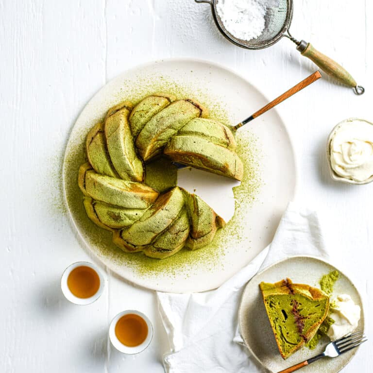 AVOCADO-WALNUT TEA CAKE