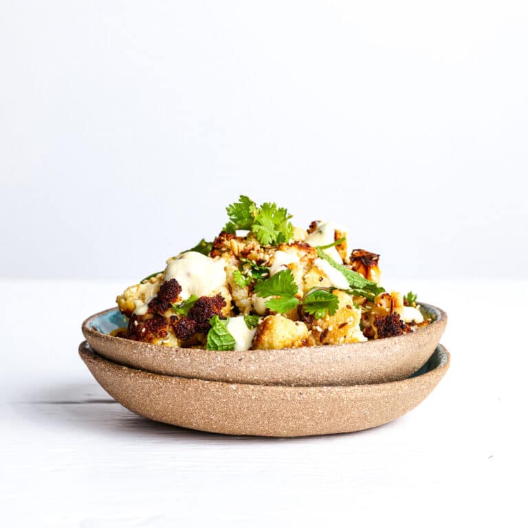 FRIED CAULIFLOWER AND SESAME SALAD