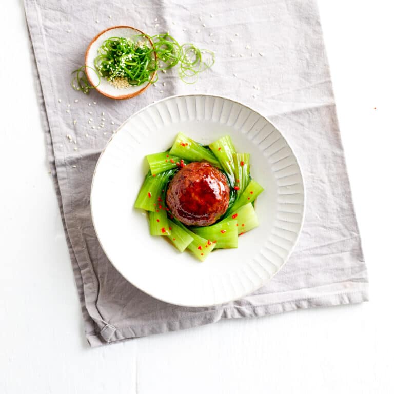 GLAZED LION’S HEAD MEATBALLS