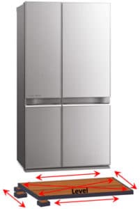 How to level a fridge