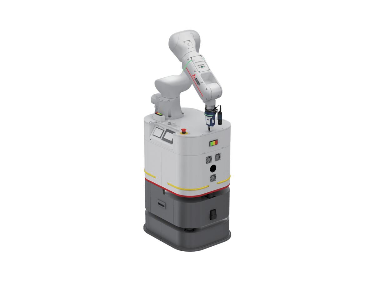 MELFA RV-5AS-D Cobot in a mobile platform example