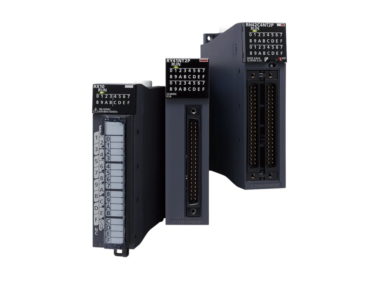 MELSEC-PLC-iQ-R-RX10-RY41NT2P-RH42C4NT2P-IO-Modules