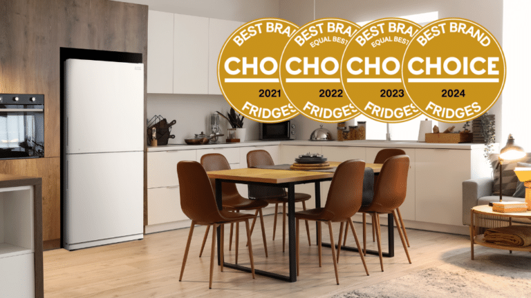 We’ve done it again! Mitsubishi Electric awarded CHOICE Best Brand Fridges for the 4th year