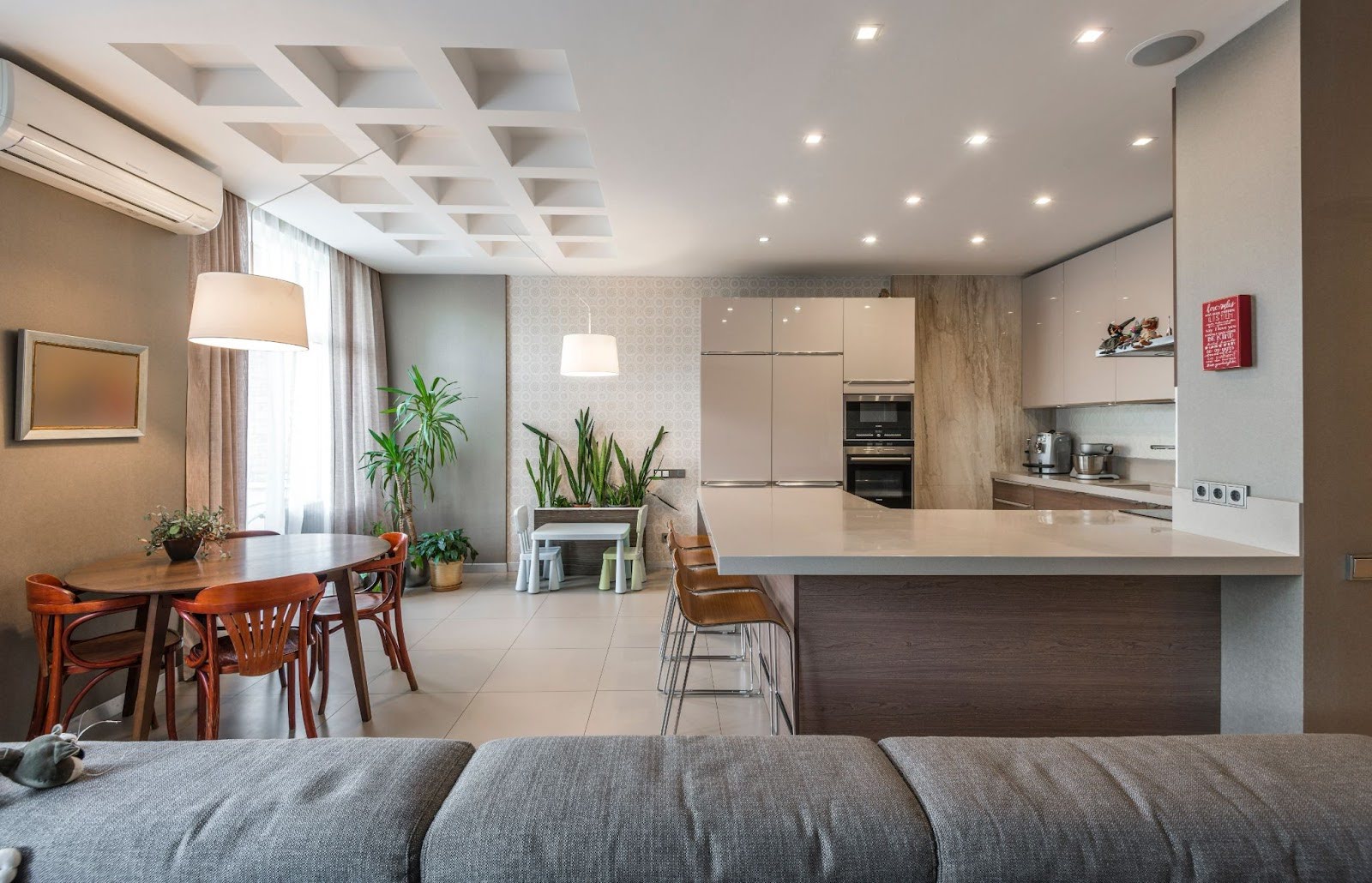 With internet access through a Wi-Fi network, you can use your smart AC controller to set your unit to pre-cool or warm even before you arrive home.