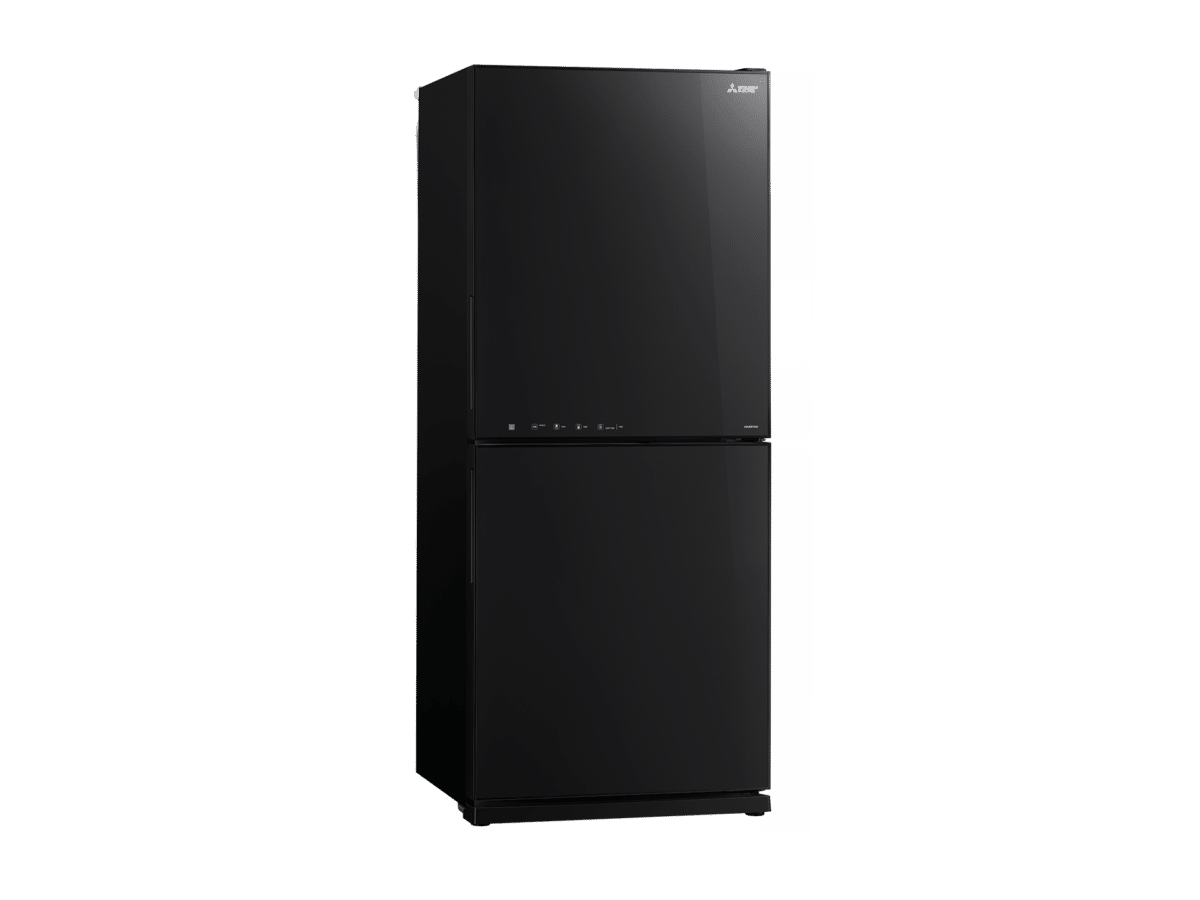 MR-HGS421EX-GBK 2 Door Bottom Mount – Brilliant black Fridge
