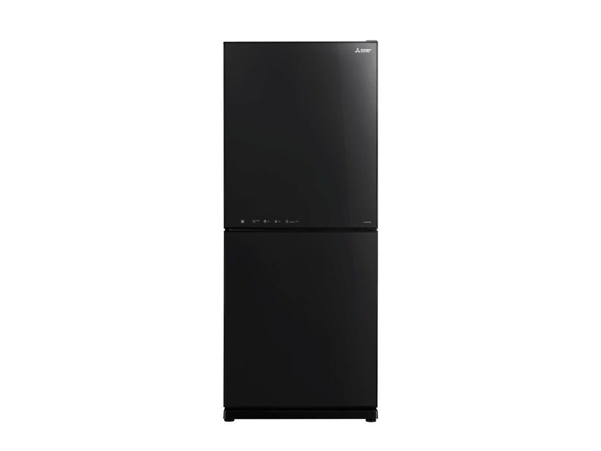 MR-HGS421EX-GBK 2 Door Bottom Mount – Brilliant black Fridge