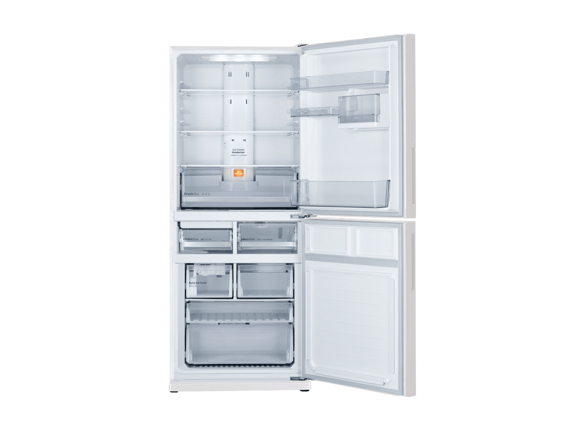 MR-HGS421EX-GWH 2 Door Bottom Mount – Glacier White