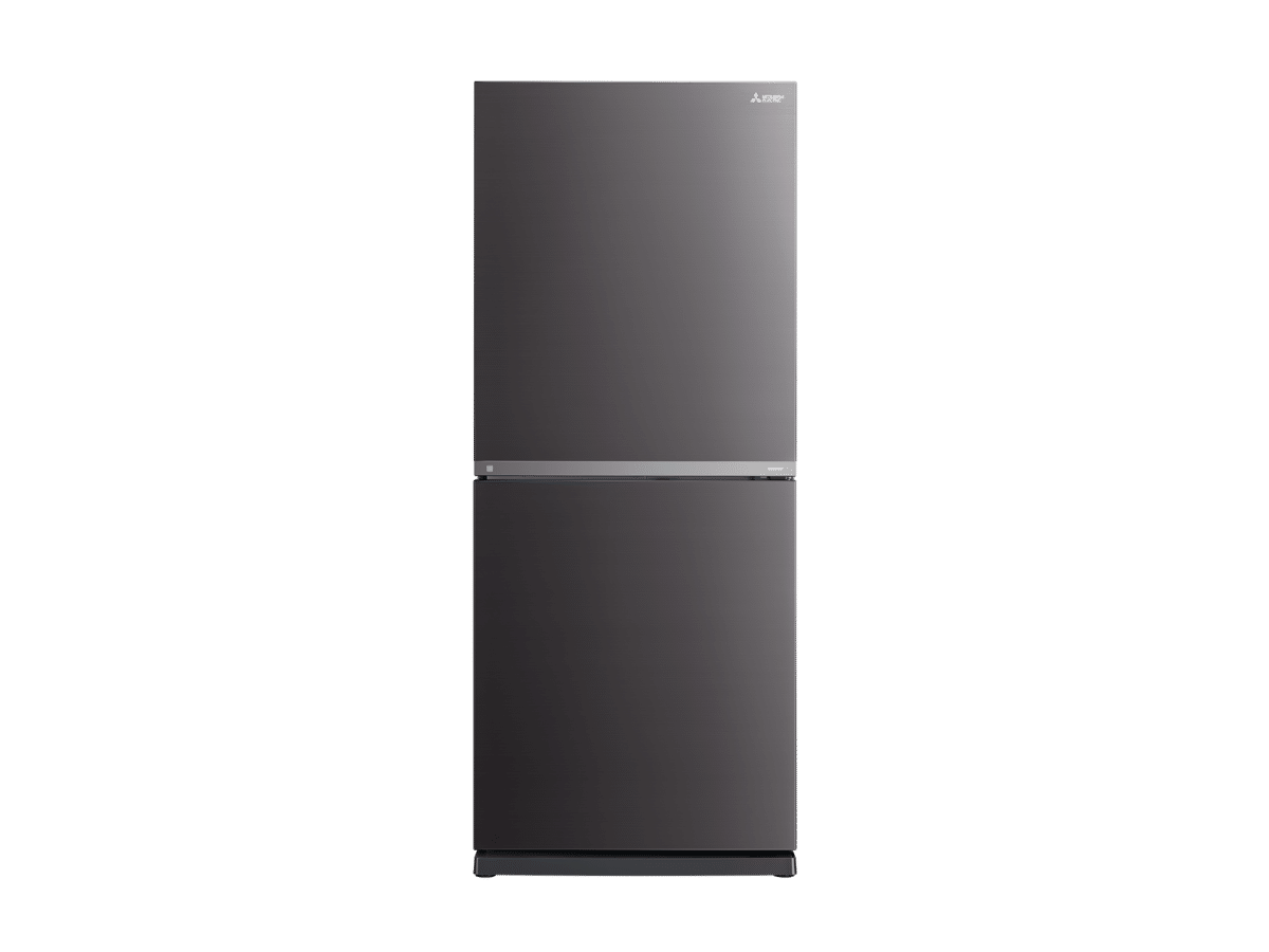 MR-HS421EX-SDS 421L 2 Door Bottom Mount Fridge - Sterling Dark Silver