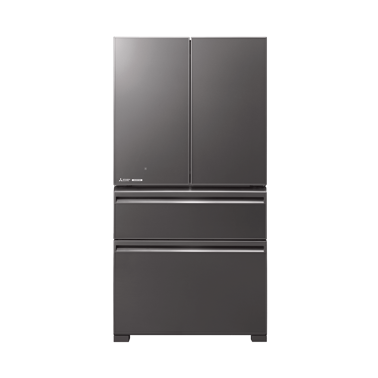 564L French Door Fridge Dark Silver | Mitsubishi Electric