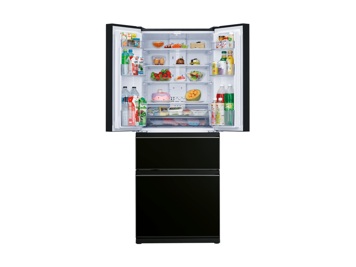 MR-LX442EX-GBK French Door – Brilliant Black Fridge