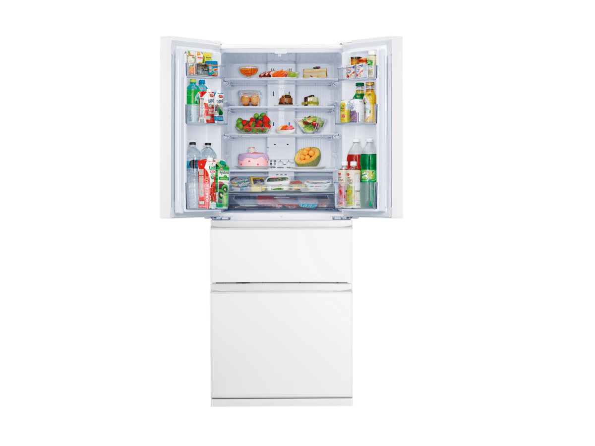 MR-LX442EX-GWH French Door – Glacier White Fridge