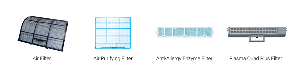 Type of Mitsubishi Electric air conditioning filters