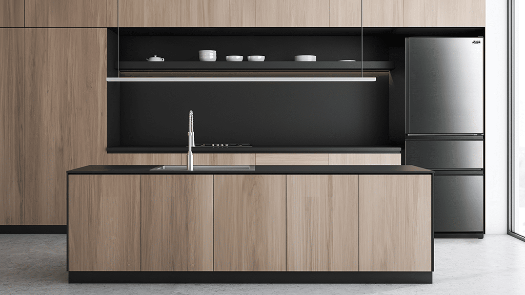 Bottom mount fridges for apartments