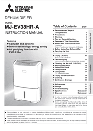 Download the Dehumidifier User Manual