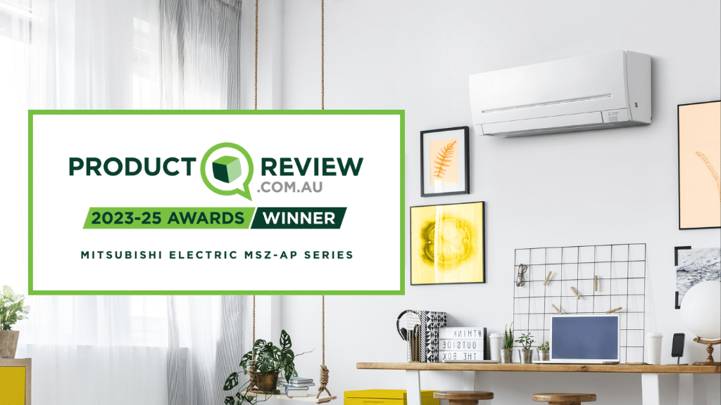 Mitsubishi Electric win ProductReview.com.au award for best split systems air conditioner