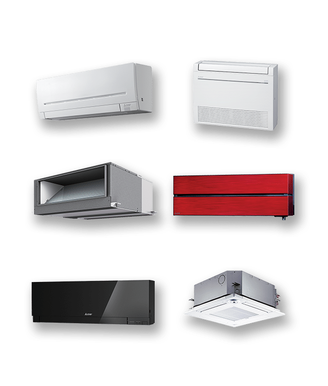 Types of Mitsubishi Electric air conditioners