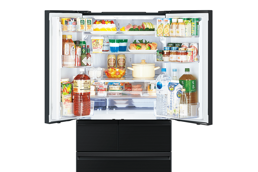Black fridge