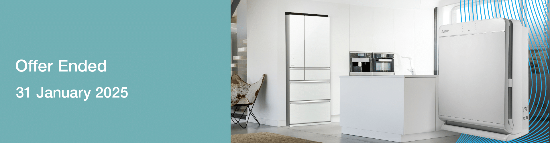 Mitsubishi Electric WX Series Refrigerator and Air Purifier 2024 Redemption Offer Closed